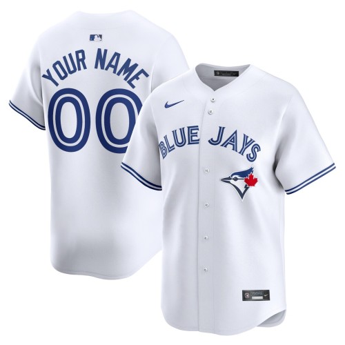 Toronto Blue Jays Nike Youth Home Limited Custom Jersey - White Toronto Blue Jays Nike Youth Home Limited Custom Jersey - White