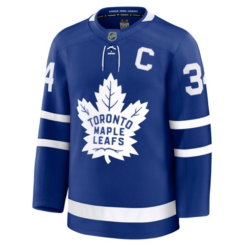 Auston Matthews Toronto Maple Leafs Captain Patch Home Premium Jersey - Blue Auston Matthews Toronto Maple Leafs Captain Patch Home Premium Jersey - Blue