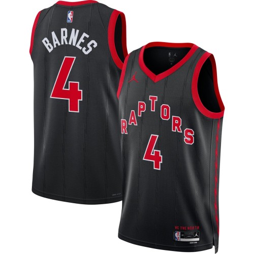 Scottie Barnes Toronto Raptors Jordan Brand 2022/23 Replica Swingman Jersey - Statement Edition - Black Scottie Barnes Toronto Raptors Jordan Brand 2022/23 Replica Swingman Jersey - Statement Edition - Black