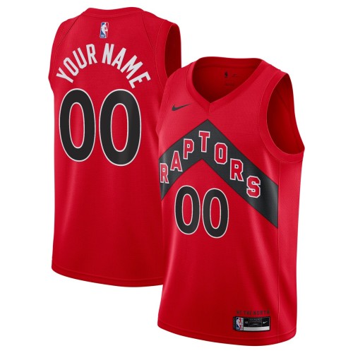 Toronto Raptors Nike 2020/21 Swingman Custom Jersey - Icon Edition - Red Toronto Raptors Nike 2020/21 Swingman Custom Jersey - Icon Edition - Red