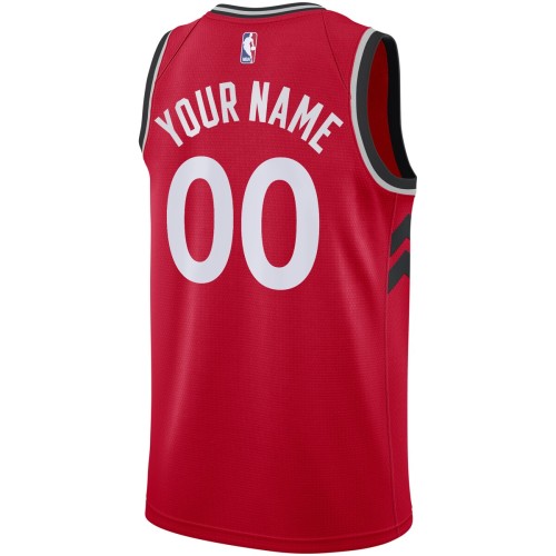 Toronto Raptors Nike Swingman Custom Jersey Red - Icon Edition