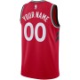 Toronto Raptors Nike Swingman Custom Jersey Red - Icon Edition