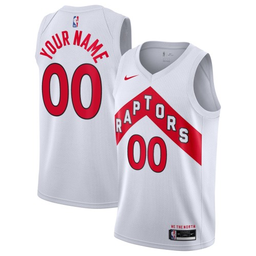 Toronto Raptors Nike 2020/21 Swingman Custom Jersey - Association Edition - White Toronto Raptors Nike 2020/21 Swingman Custom Jersey - Association Edition - White