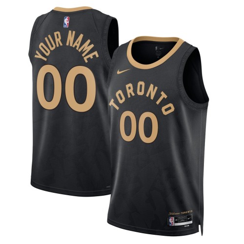 Toronto Raptors Nike Unisex 2022/23 Swingman Custom Jersey - City Edition - Black Toronto Raptors Nike Unisex 2022/23 Swingman Custom Jersey - City Edition - Black