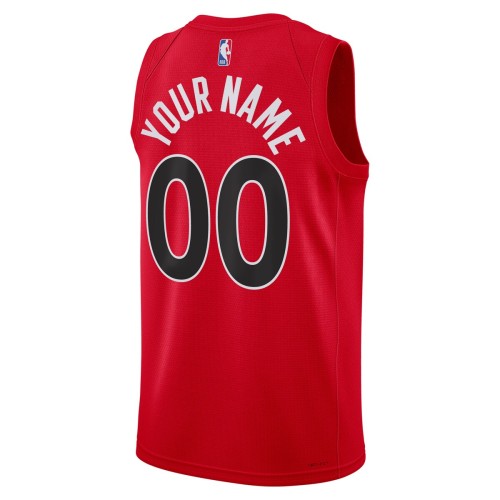Toronto Raptors Nike Unisex 2022/23 Swingman Custom Jersey Red - Icon Edition Toronto Raptors Nike Unisex 2022/23 Swingman Custom Jersey Red - Icon Edition