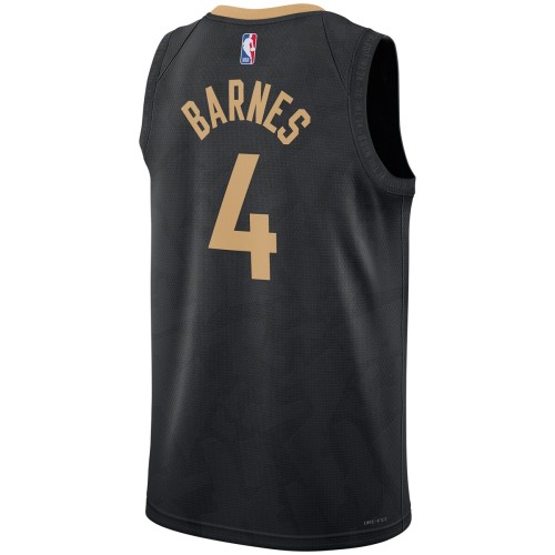 Scottie Barnes Toronto Raptors Nike Unisex 2022/23 Swingman Jersey - City Edition - Black Scottie Barnes Toronto Raptors Nike Unisex 2022/23 Swingman Jersey - City Edition - Black
