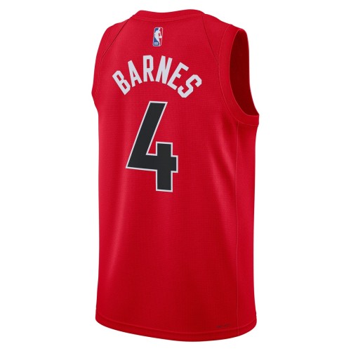 Scottie Barnes Toronto Raptors Nike Unisex 2022/23 Swingman Jersey - Icon Edition - Red Scottie Barnes Toronto Raptors Nike Unisex 2022/23 Swingman Jersey - Icon Edition - Red