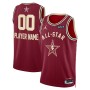 Jordan Brand Unisex 2024 NBA All-Star Game Swingman Custom Jersey - Crimson Jordan Brand Unisex 2024 NBA All-Star Game Swingman Custom Jersey - Crimson