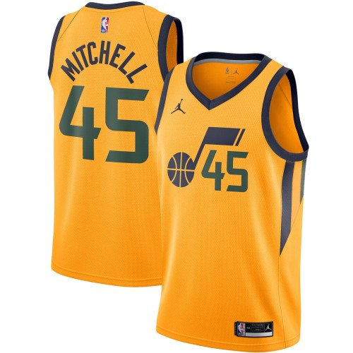 Donovan Mitchell Utah Jazz Jordan Brand 2020/21 Swingman Jersey - Statement Edition - Gold Donovan Mitchell Utah Jazz Jordan Brand 2020/21 Swingman Jersey - Statement Edition - Gold