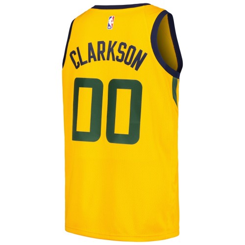 Jordan Clarkson Utah Jazz Jordan Brand Swingman Player Jersey - Statement Edition - Yellow Jordan Clarkson Utah Jazz Jordan Brand Swingman Player Jersey - Statement Edition - Yellow