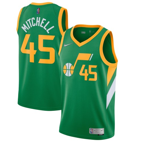 Donovan Mitchell Utah Jazz Nike 2020/21 Swingman Player Jersey Green - Earned Edition Donovan Mitchell Utah Jazz Nike 2020/21 Swingman Player Jersey Green - Earned Edition