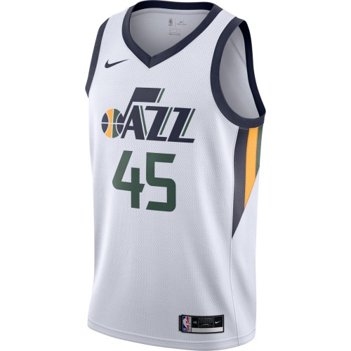 Donovan Mitchell Utah Jazz Nike 2020/21 Swingman Jersey - White - Association Edition Donovan Mitchell Utah Jazz Nike 2020/21 Swingman Jersey - White - Association Edition