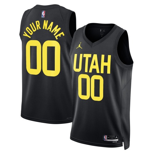 Utah Jazz Jordan Brand Unisex 2022/23 Swingman Custom Jersey - Statement Edition - Black Utah Jazz Jordan Brand Unisex 2022/23 Swingman Custom Jersey - Statement Edition - Black