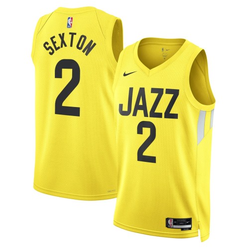 Collin Sexton Utah Jazz Nike Unisex Swingman Jersey - Icon Edition - Gold Collin Sexton Utah Jazz Nike Unisex Swingman Jersey - Icon Edition - Gold