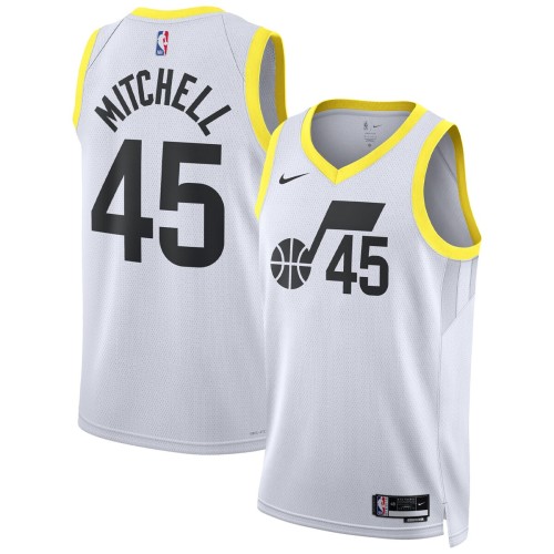 Donovan Mitchell Utah Jazz Nike Unisex 2022/23 Swingman Jersey - Icon Edition - White Donovan Mitchell Utah Jazz Nike Unisex 2022/23 Swingman Jersey - Icon Edition - White