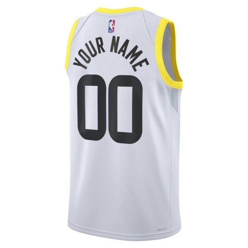 Utah Jazz Nike Unisex 2022/23 Swingman Custom Jersey White - Association Edition Utah Jazz Nike Unisex 2022/23 Swingman Custom Jersey White - Association Edition