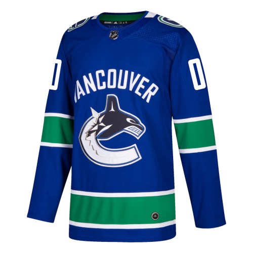 Vancouver Canucks adidas Authentic Custom Jersey - Blue Vancouver Canucks adidas Authentic Custom Jersey - Blue