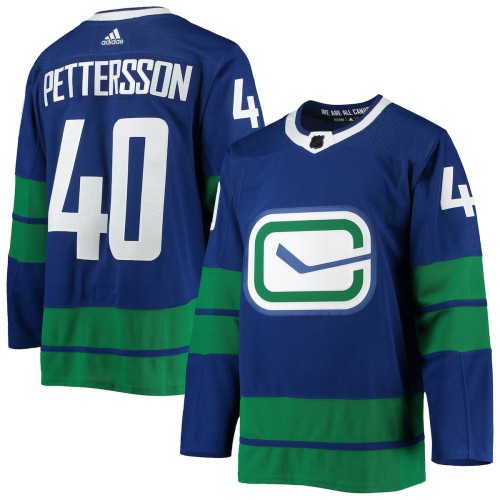 Elias Pettersson Vancouver Canucks adidas 2020/21 Authentic Alternate Player Jersey - Blue Elias Pettersson Vancouver Canucks adidas 2020/21 Authentic Alternate Player Jersey - Blue