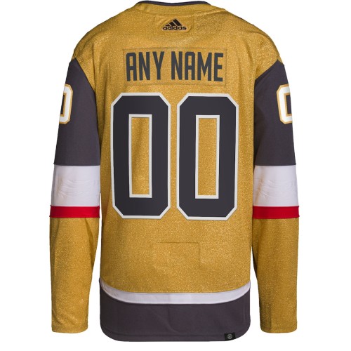 Vegas Golden Knights adidas Alternate Authentic Primegreen Custom Jersey - Gold Vegas Golden Knights adidas Alternate Authentic Primegreen Custom Jersey - Gold
