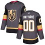 Vegas Golden Knights adidas Authentic Custom Jersey - Gray Vegas Golden Knights adidas Authentic Custom Jersey - Gray