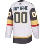 Vegas Golden Knights adidas Away Authentic Custom Jersey - White Vegas Golden Knights adidas Away Authentic Custom Jersey - White