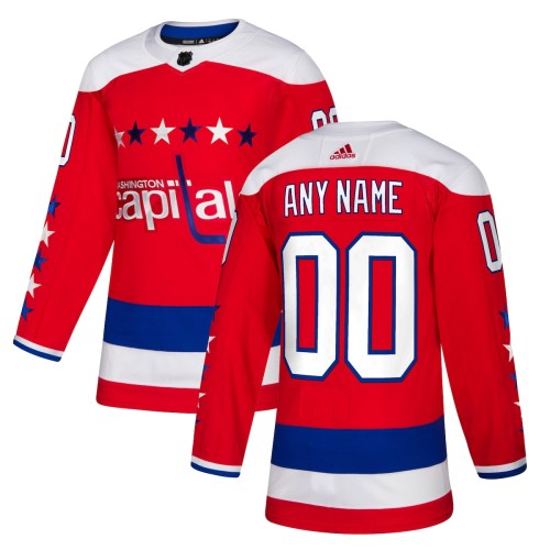 Washington Capitals adidas Alternate Authentic Custom Jersey - Red Washington Capitals adidas Alternate Authentic Custom Jersey - Red