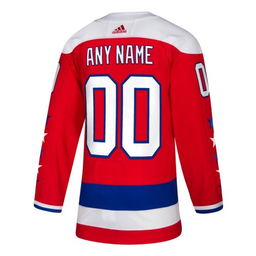 Washington Capitals adidas Alternate Authentic Custom Jersey - Red Washington Capitals adidas Alternate Authentic Custom Jersey - Red