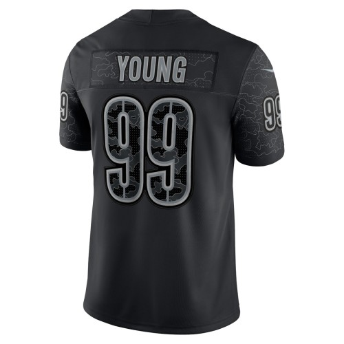 Chase Young Washington Commanders Nike RFLCTV Limited Jersey - Black Chase Young Washington Commanders Nike RFLCTV Limited Jersey - Black