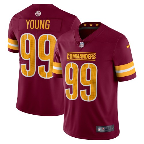 Chase Young Washington Commanders Nike Vapor Limited Jersey - Burgundy Chase Young Washington Commanders Nike Vapor Limited Jersey - Burgundy