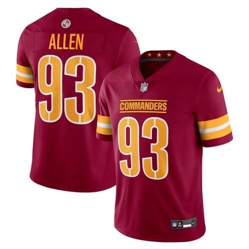 Jonathan Allen Washington Commanders Nike Vapor Untouchable Limited Jersey - Burgundy Jonathan Allen Washington Commanders Nike Vapor Untouchable Limited Jersey - Burgundy