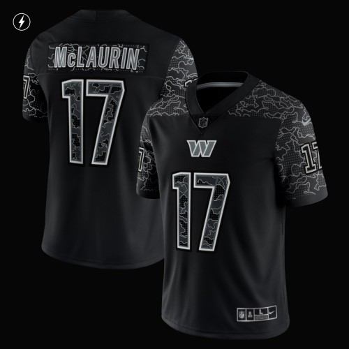 Terry McLaurin Washington Commanders Nike RFLCTV Limited Jersey - Black Terry McLaurin Washington Commanders Nike RFLCTV Limited Jersey - Black