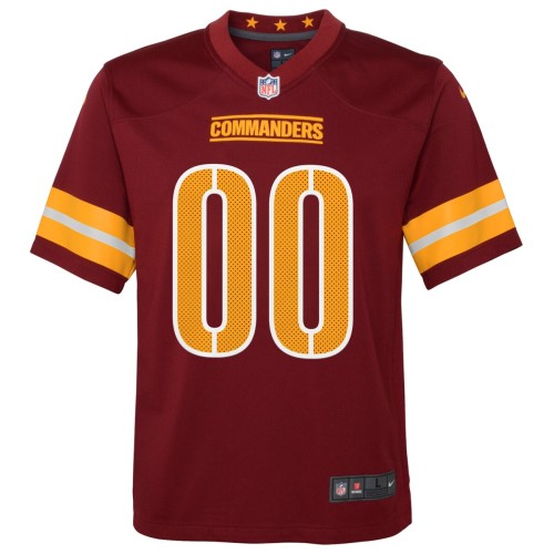 Washington Commanders Nike Youth Game Custom Player Jersey - Burgundy Washington Commanders Nike Youth Game Custom Player Jersey - Burgundy