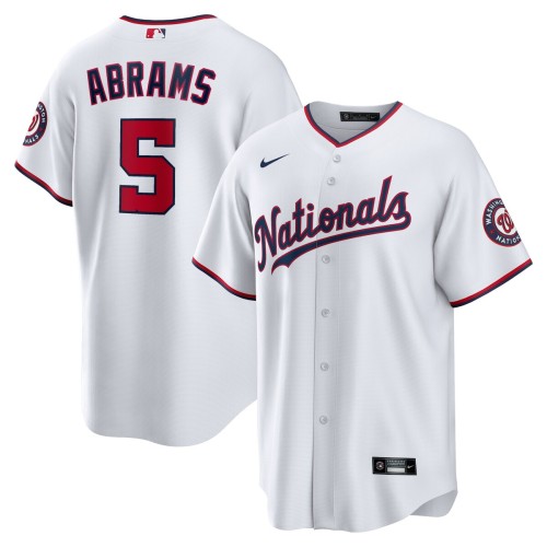 CJ Abrams Washington Nationals Nike Home Replica Jersey - White CJ Abrams Washington Nationals Nike Home Replica Jersey - White