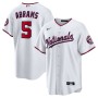 CJ Abrams Washington Nationals Nike Home Replica Jersey - White CJ Abrams Washington Nationals Nike Home Replica Jersey - White