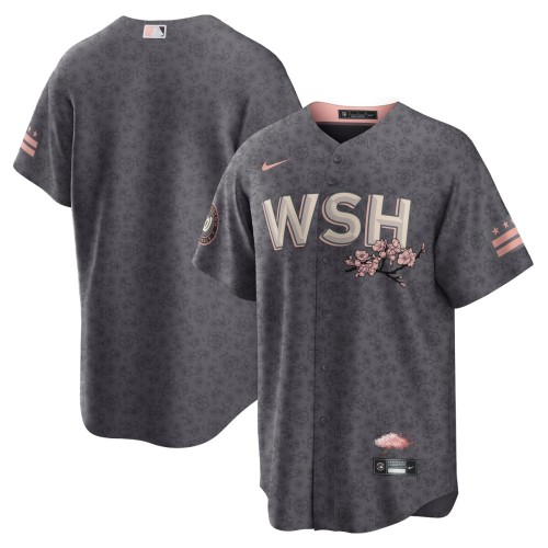 Washington Nationals Nike 2022 City Connect Replica Jersey - Gray Washington Nationals Nike 2022 City Connect Replica Jersey - Gray