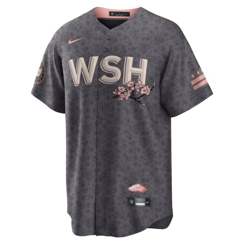 Washington Nationals Nike 2022 City Connect Replica Jersey - Gray Washington Nationals Nike 2022 City Connect Replica Jersey - Gray