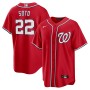 Juan Soto Washington Nationals Nike Alternate Replica Player Name Jersey - Red Juan Soto Washington Nationals Nike Alternate Replica Player Name Jersey - Red
