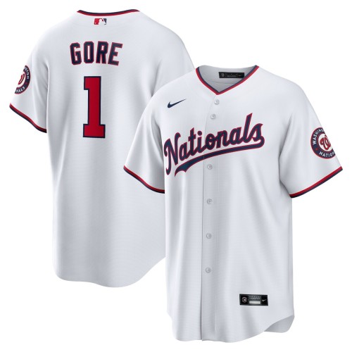 MacKenzie Gore Washington Nationals Nike Home Replica Jersey - White MacKenzie Gore Washington Nationals Nike Home Replica Jersey - White
