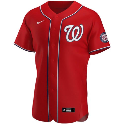 Washington Nationals Nike Alternate Authentic Team Jersey - Red Washington Nationals Nike Alternate Authentic Team Jersey - Red