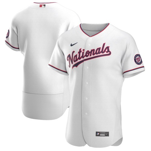 Washington Nationals Nike Alternate Authentic Team Jersey - White Washington Nationals Nike Alternate Authentic Team Jersey - White