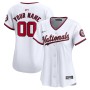 Washington Nationals Nike Women's Home Limited Custom Jersey - White Washington Nationals Nike Women's Home Limited Custom Jersey - White