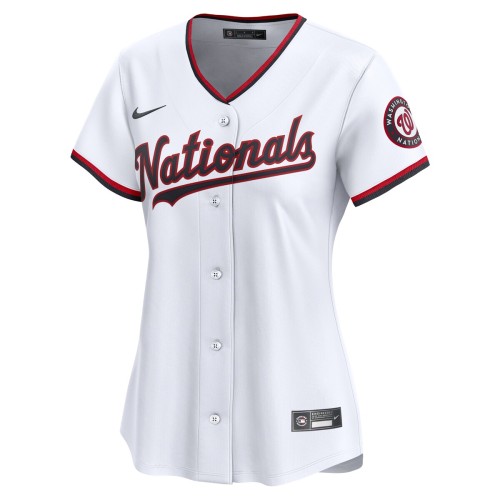 Washington Nationals Nike Women's #1 Mom Home Limited Jersey - White Washington Nationals Nike Women's #1 Mom Home Limited Jersey - White