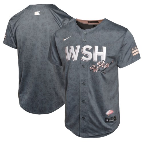 Washington Nationals Nike Youth City Connect Limited Jersey - Charcoal Washington Nationals Nike Youth City Connect Limited Jersey - Charcoal