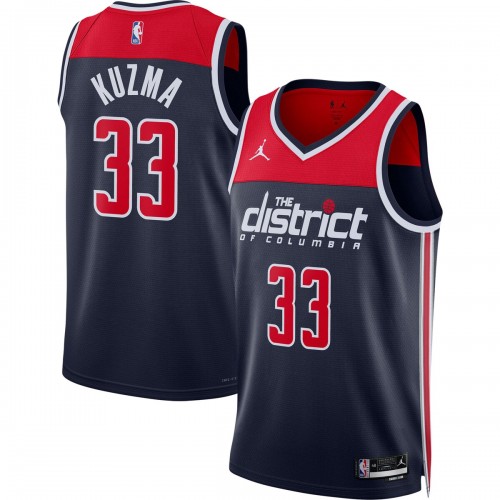 Kyle Kuzma Washington Wizards Jordan Brand 2022/23 Statement Edition Swingman Jersey - Navy Kyle Kuzma Washington Wizards Jordan Brand 2022/23 Statement Edition Swingman Jersey - Navy
