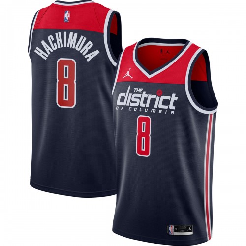 Rui Hachimura Washington Wizards Jordan Brand 2020/21 Swingman Player Jersey - Statement Edition - Navy Rui Hachimura Washington Wizards Jordan Brand 2020/21 Swingman Player Jersey - Statement Edition - Navy