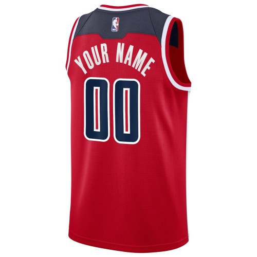 Washington Wizards Nike 2020/21 Swingman Custom Jersey - Icon Edition - Red Washington Wizards Nike 2020/21 Swingman Custom Jersey - Icon Edition - Red