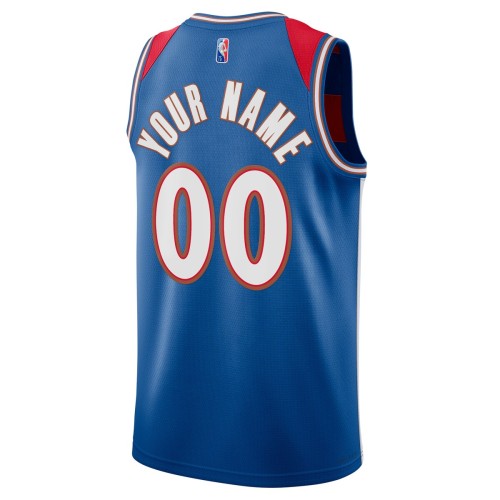 Washington Wizards Nike 2021/22 Swingman Custom Jersey - City Edition - Royal Washington Wizards Nike 2021/22 Swingman Custom Jersey - City Edition - Royal