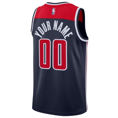 Washington Wizards Jordan Brand Unisex 2022/23 Swingman Custom Jersey - Statement Edition - Navy Washington Wizards Jordan Brand Unisex 2022/23 Swingman Custom Jersey - Statement Edition - Navy
