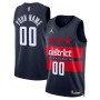 Washington Wizards Jordan Brand Unisex 2024/25 Custom Swingman Jersey - Statement Edition - Navy Washington Wizards Jordan Brand Unisex 2024/25 Custom Swingman Jersey - Statement Edition - Navy