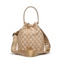 MONOGRAM JACQUARD BUCKET BAG NEW YORK YANKEES